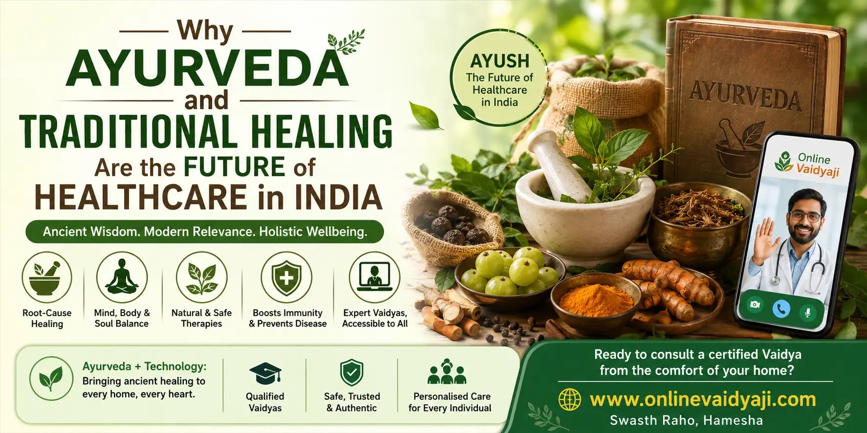 Why Ayurveda and Traditional Healing Are the Future of Healthcare in India