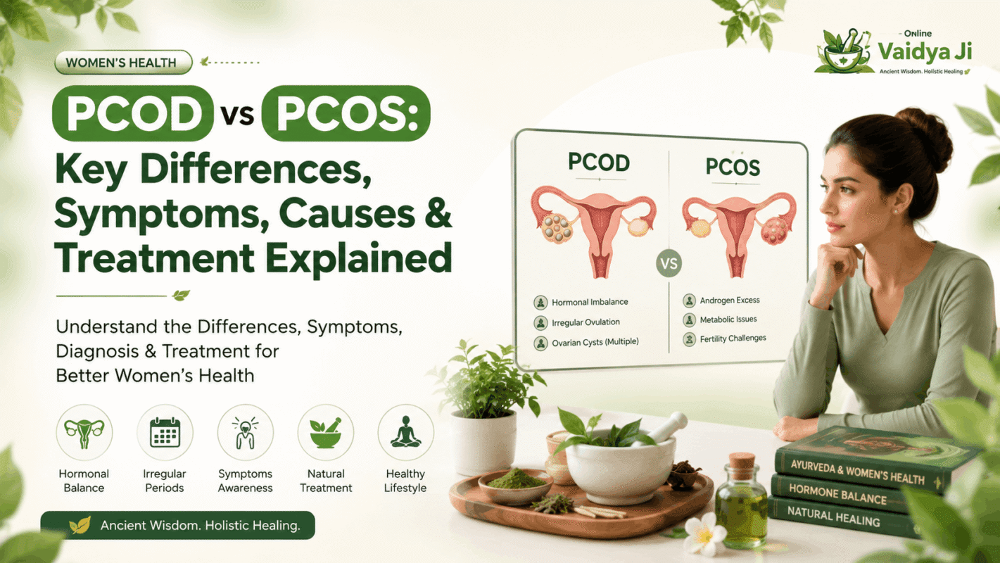 PCOD vs PCOS Key Differences, Symptoms, Causes & Treatment Guide