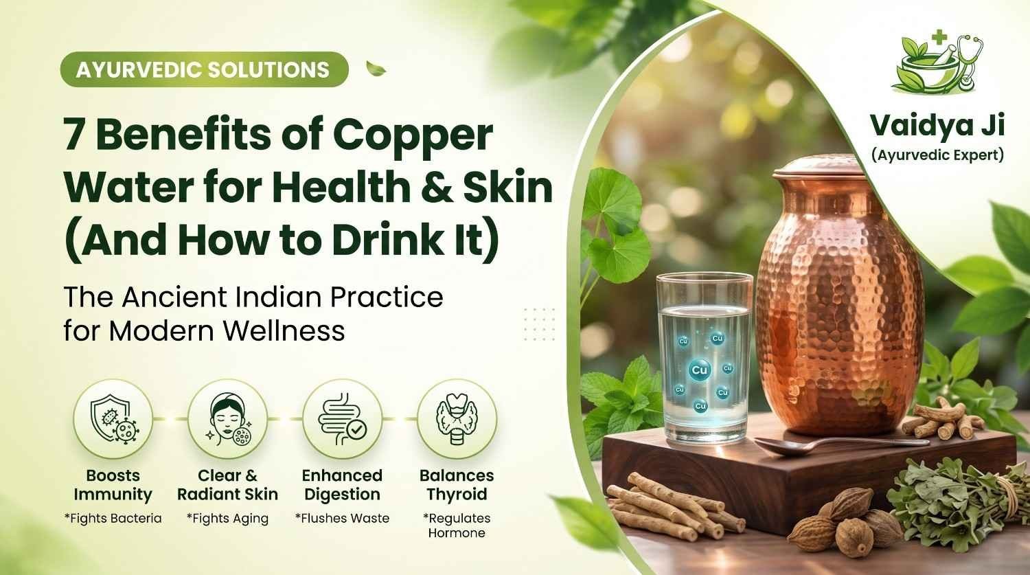 7 Benefits of Copper Water for Health & Skin (And How to Drink It)
