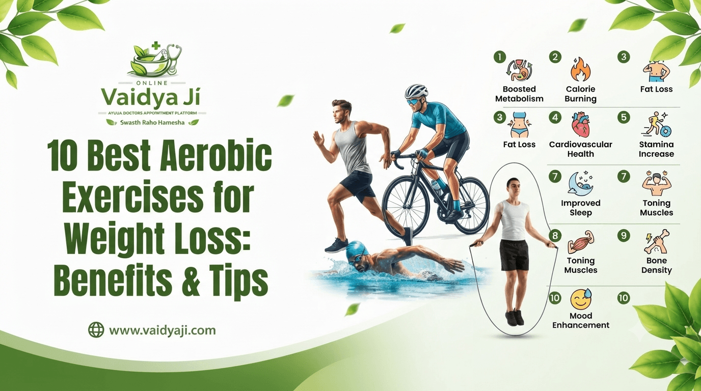 10 Best Aerobic Exercises for Weight Loss Benefits & Tips