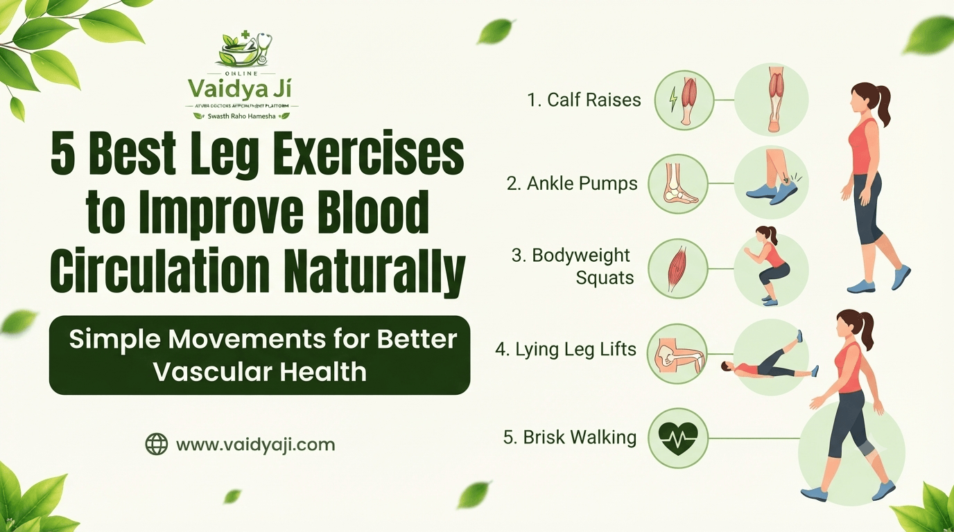 5 Best Leg Exercises to Improve Blood Circulation Naturally