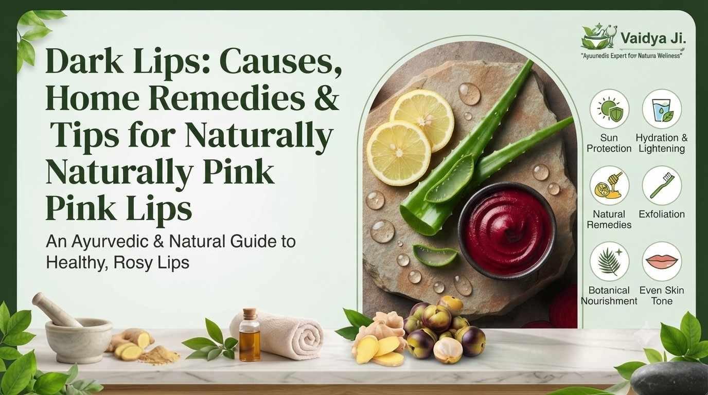Dark Lips Causes, Home Remedies & Tips for Naturally Pink Lips