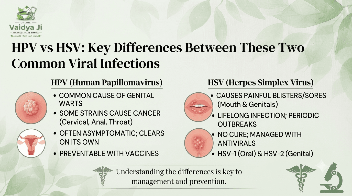 HPV vs HSV Key Differences Between These Two Common Viral Infections