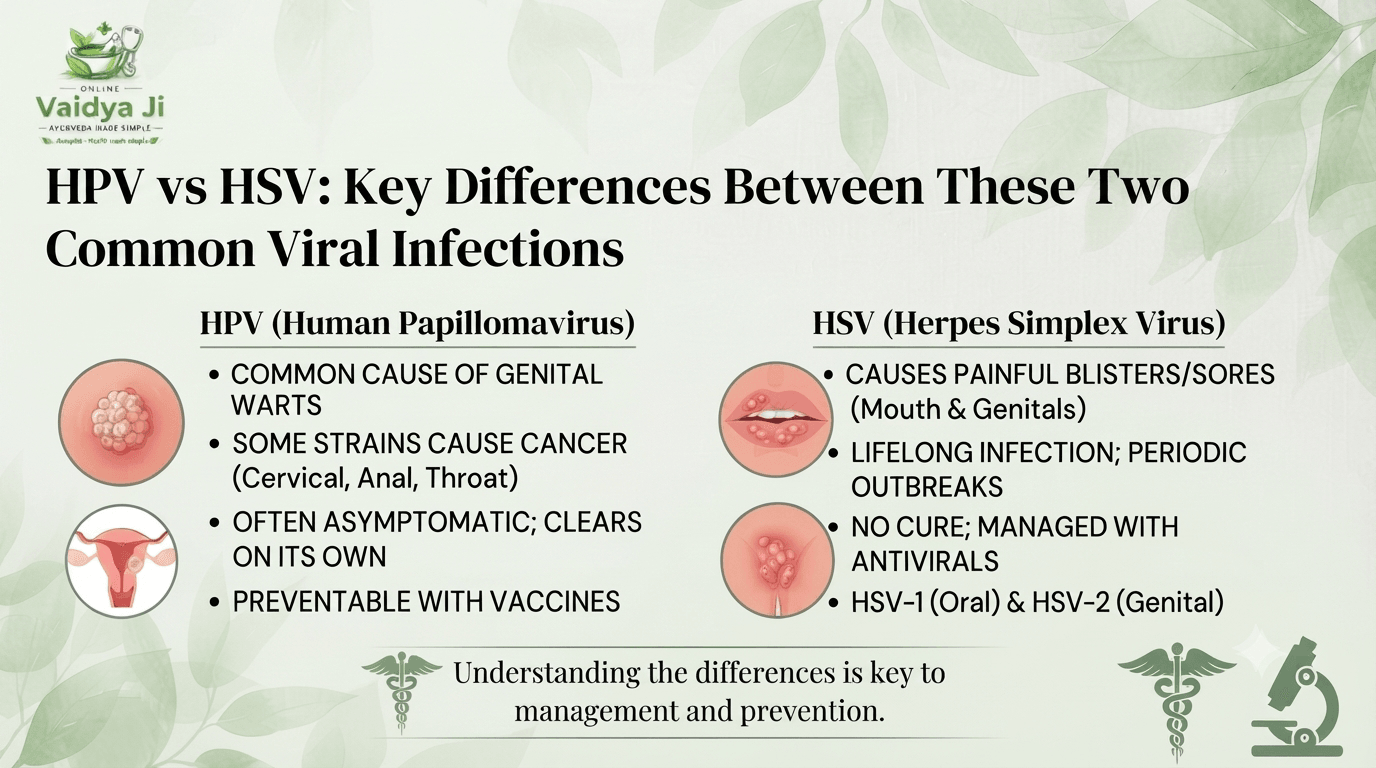 HPV vs HSV Key Differences Between These Two Common Viral Infections