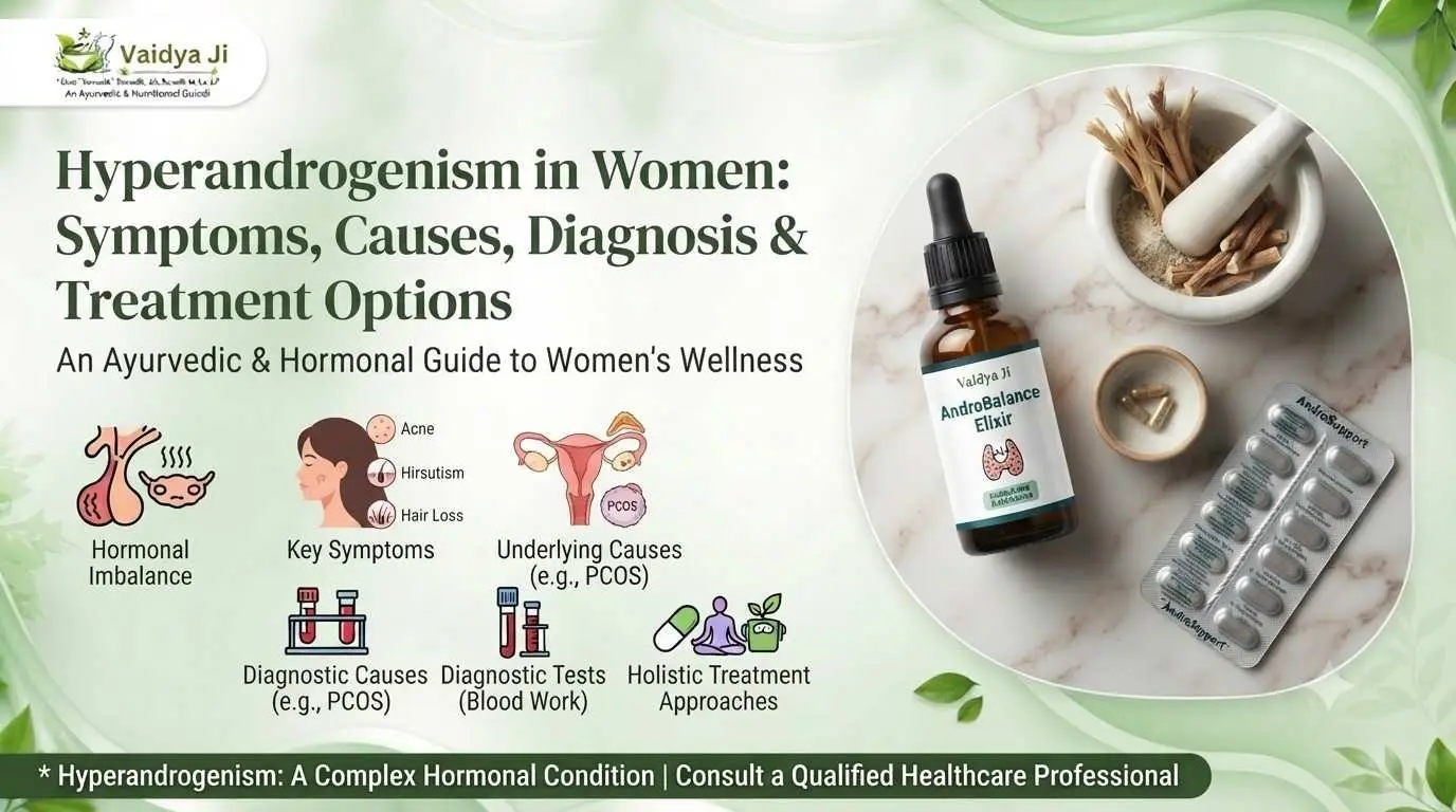 Hyperandrogenism in Women: Symptoms, Causes, Diagnosis and Treatment Options, Uses & Health Effects
