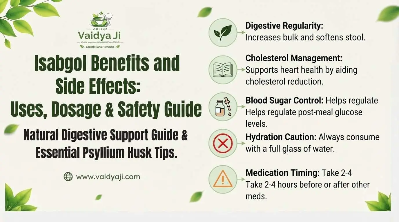 Isabgol Benefits and Side Effects Uses, Dosage & Safety Guide