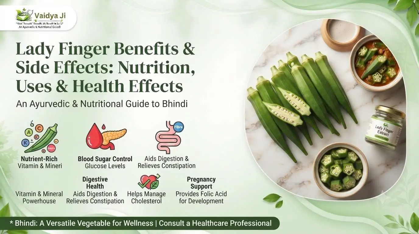 Lady Finger Benefits and Side Effects: Nutrition, Uses & Health Effects