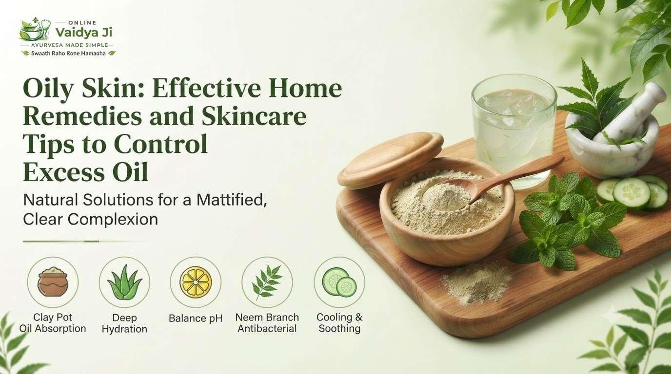 Oily Skin Effective Home Remedies and Skincare Tips to Control Excess Oil