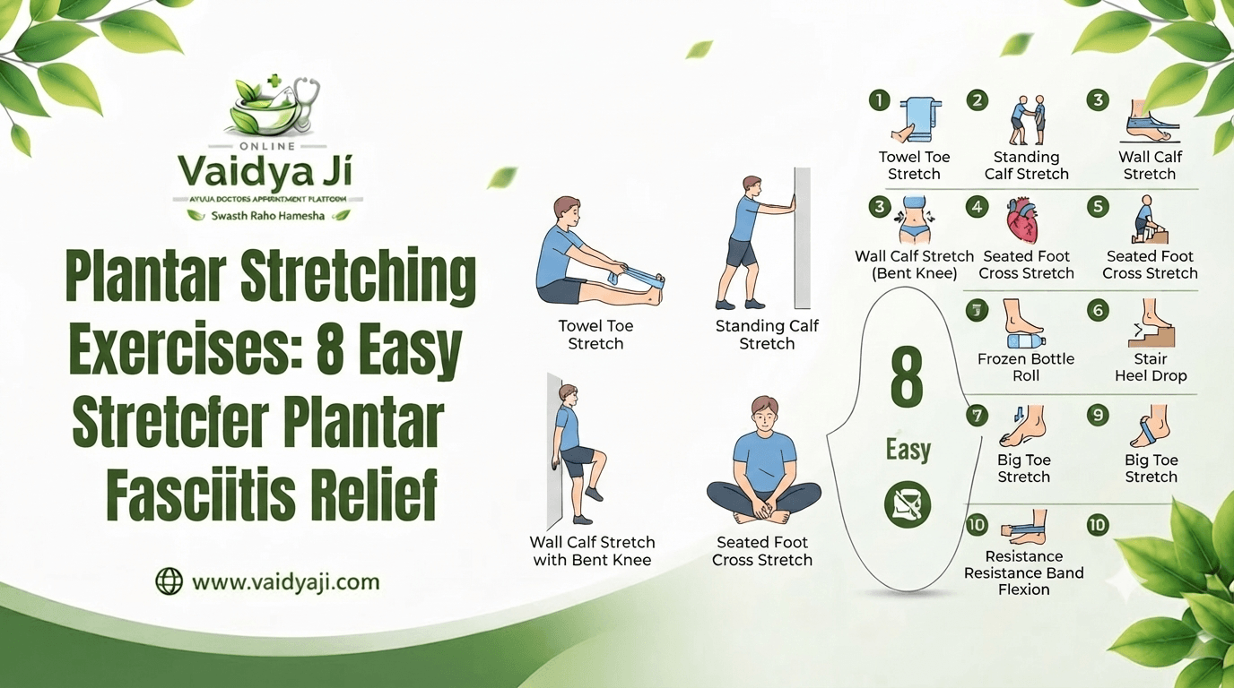 Plantar Stretching Exercises 8 Easy Stretches for Plantar Fasciitis Relief