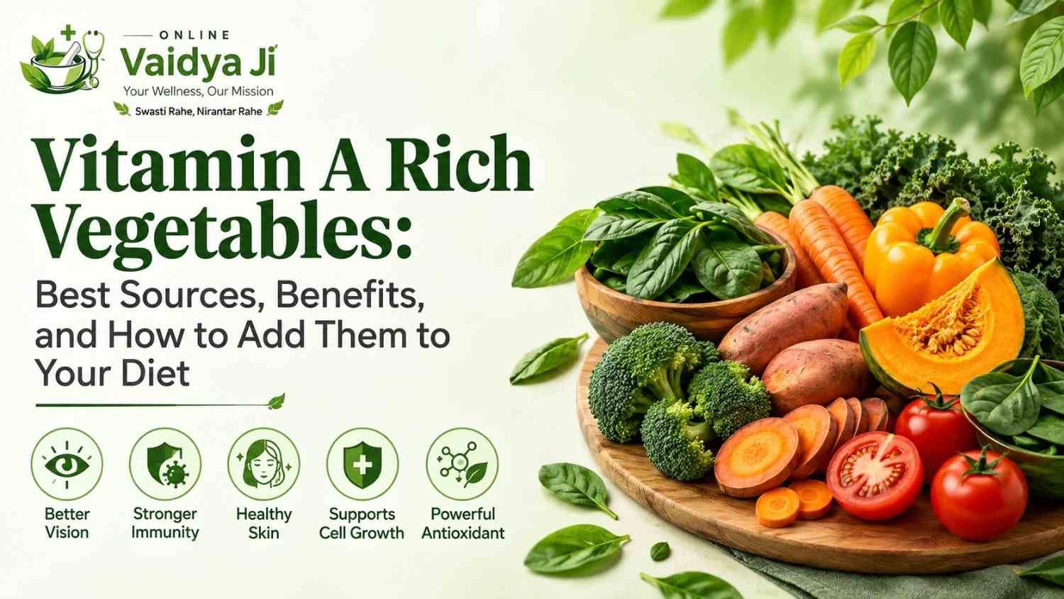 Vitamin A Rich Vegetables Best Sources, Benefits, and How to Add Them to Your Diet
