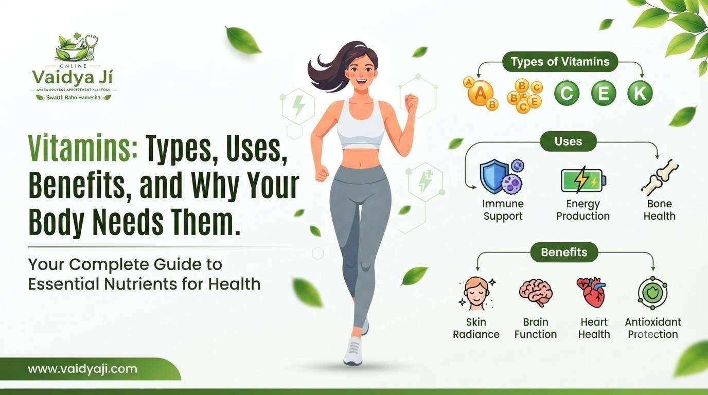 Vitamins Types, Uses, Benefits, and Why Your Body Needs Them