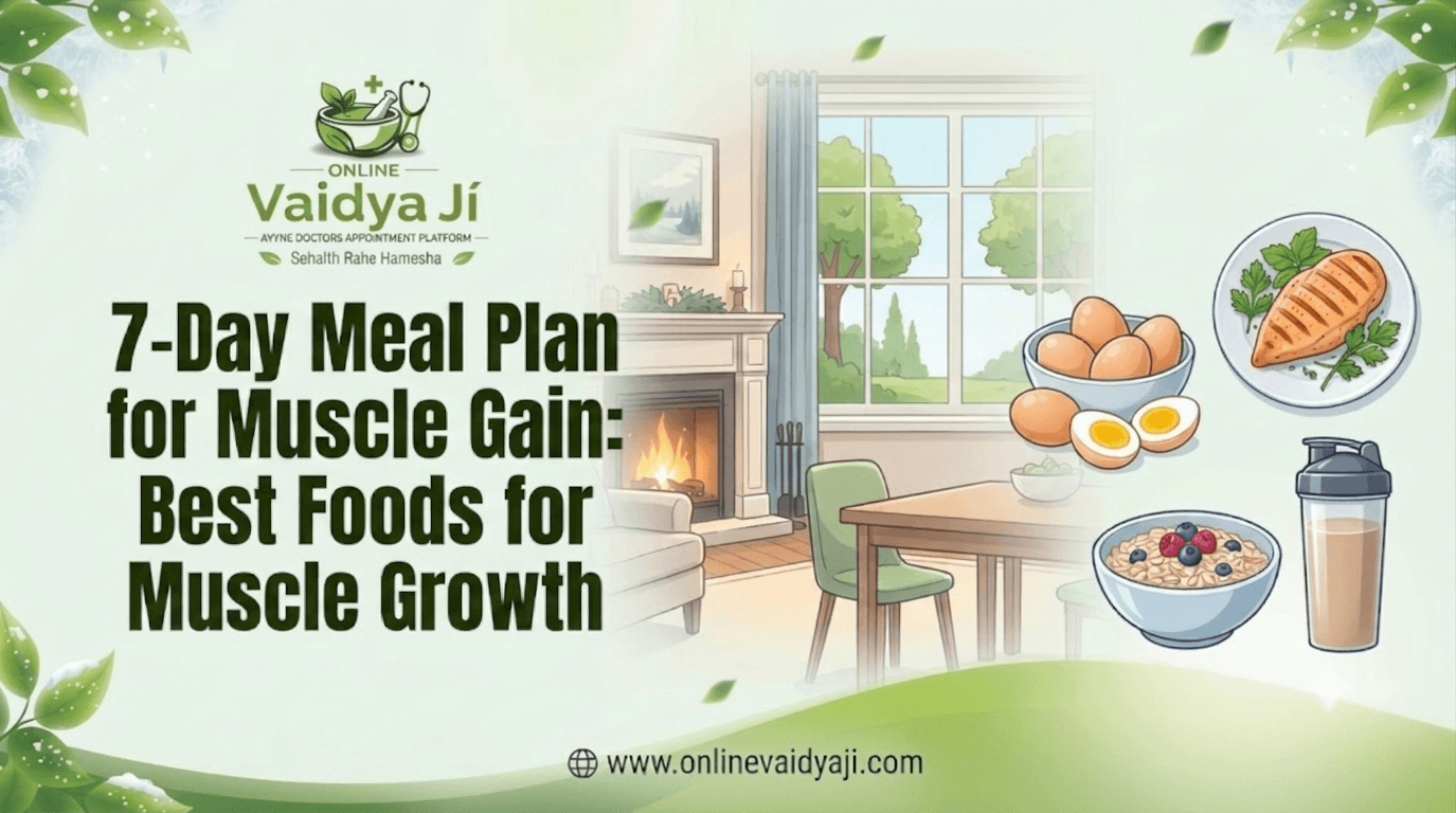 7-Day Meal Plan for Muscle Gain Best Foods for Muscle Growth