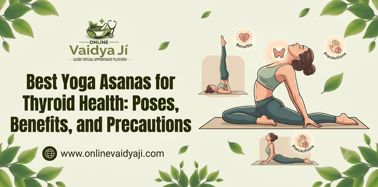 Best Yoga Asanas for Thyroid Health: Poses, Benefits, and Precautions