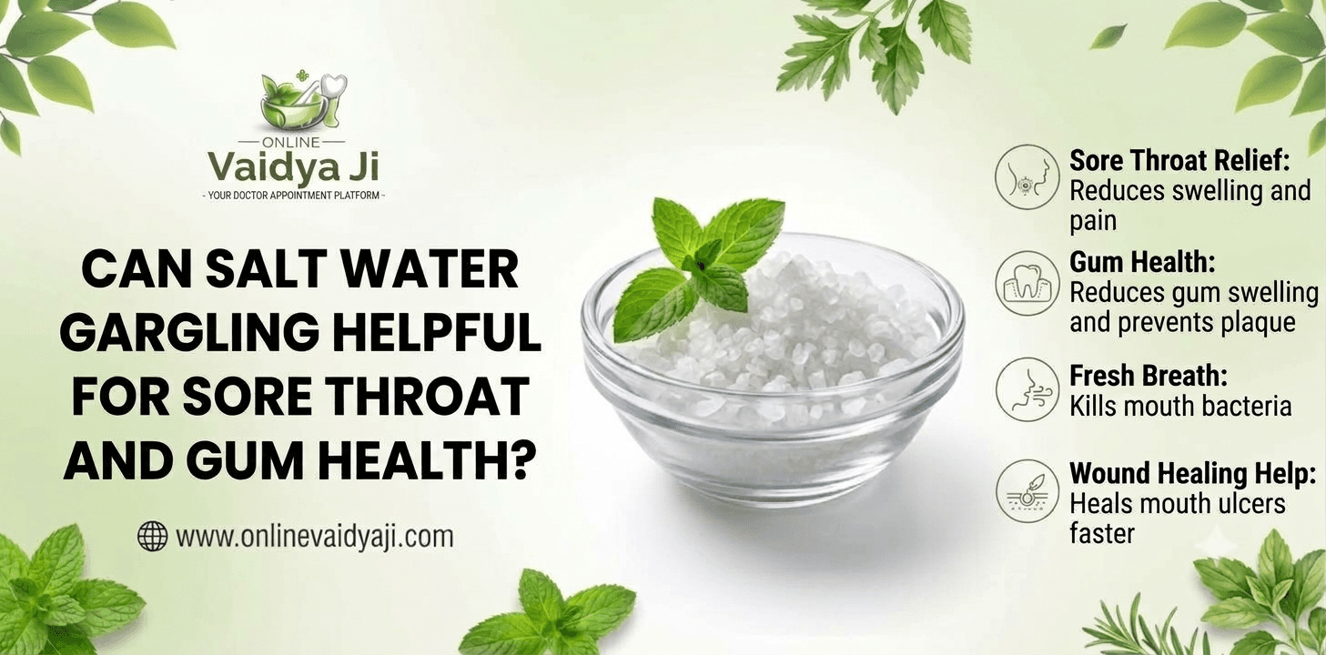 Can Salt Water Gargling Help with Sore Throat and Gum Health