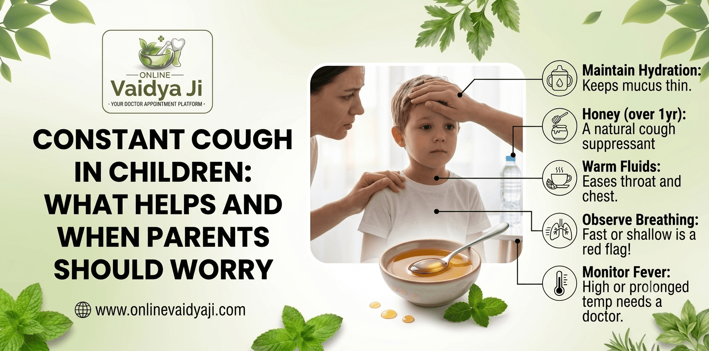 Constant Cough in Children What Helps and When Parents Should Worry