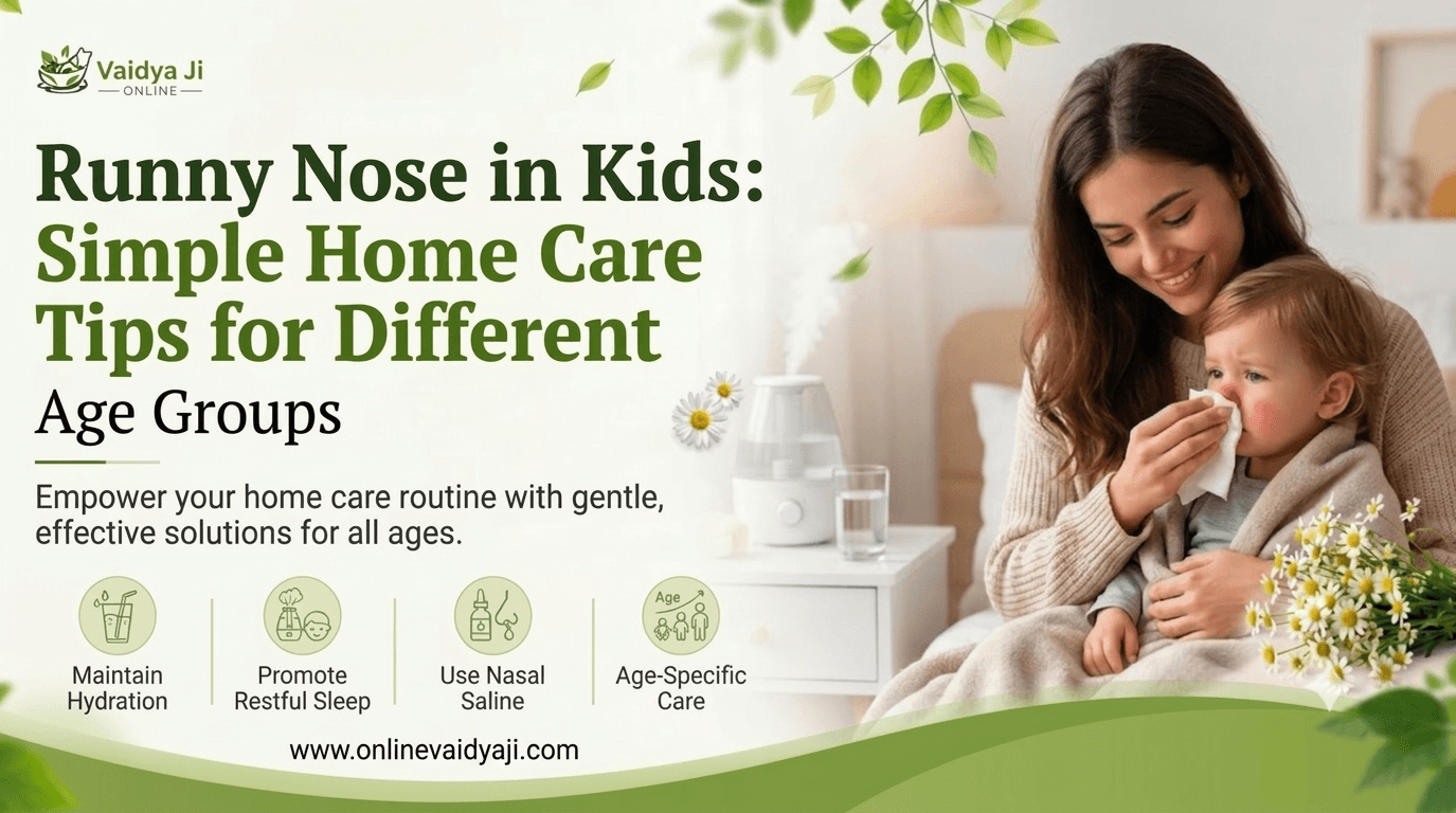 Runny Nose in Kids Simple Home Care Tips for Different Age Groups